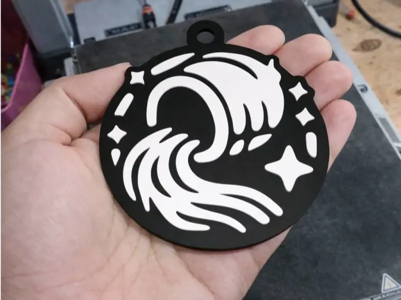keychain the zodiac acuario