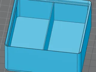 Gridfinity 2x2 divided boxes