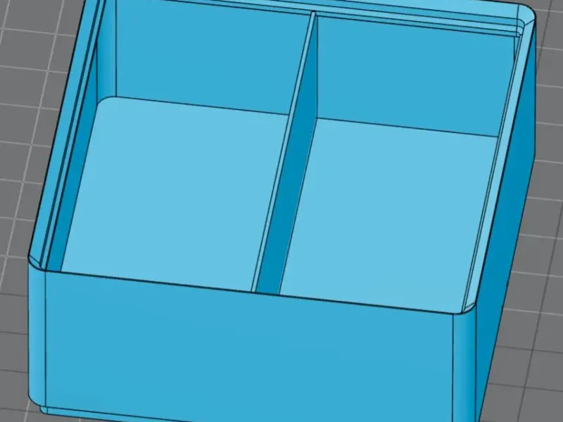 Gridfinity 2x2 divided boxes