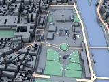 Louvre Museum Paris 3D Model - Iconic French Architecture-3