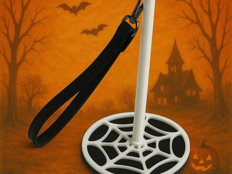Portable yarn spinner - HALLOWEEN SPIDER WEB