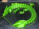 Flexi Leaf Dragon (Print-in-place)-7