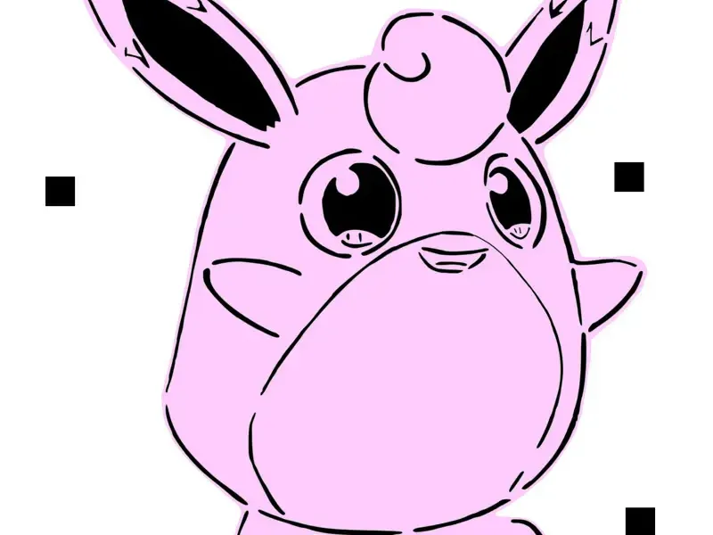 040 Wigglytuff Schablone