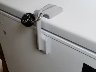 Deep freezer lock