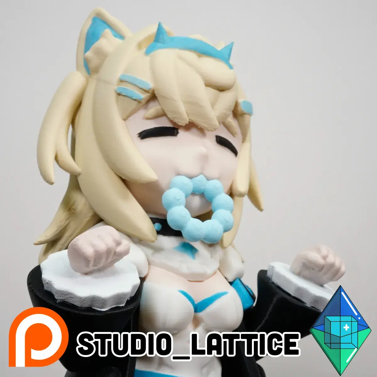 Fuwawa Abyssgard Fuwamoco Hololive 3D Print Multicolor File