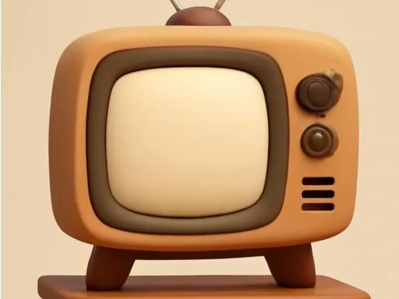 Retro CRT Television
