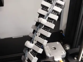 ribbon clip with wire holder