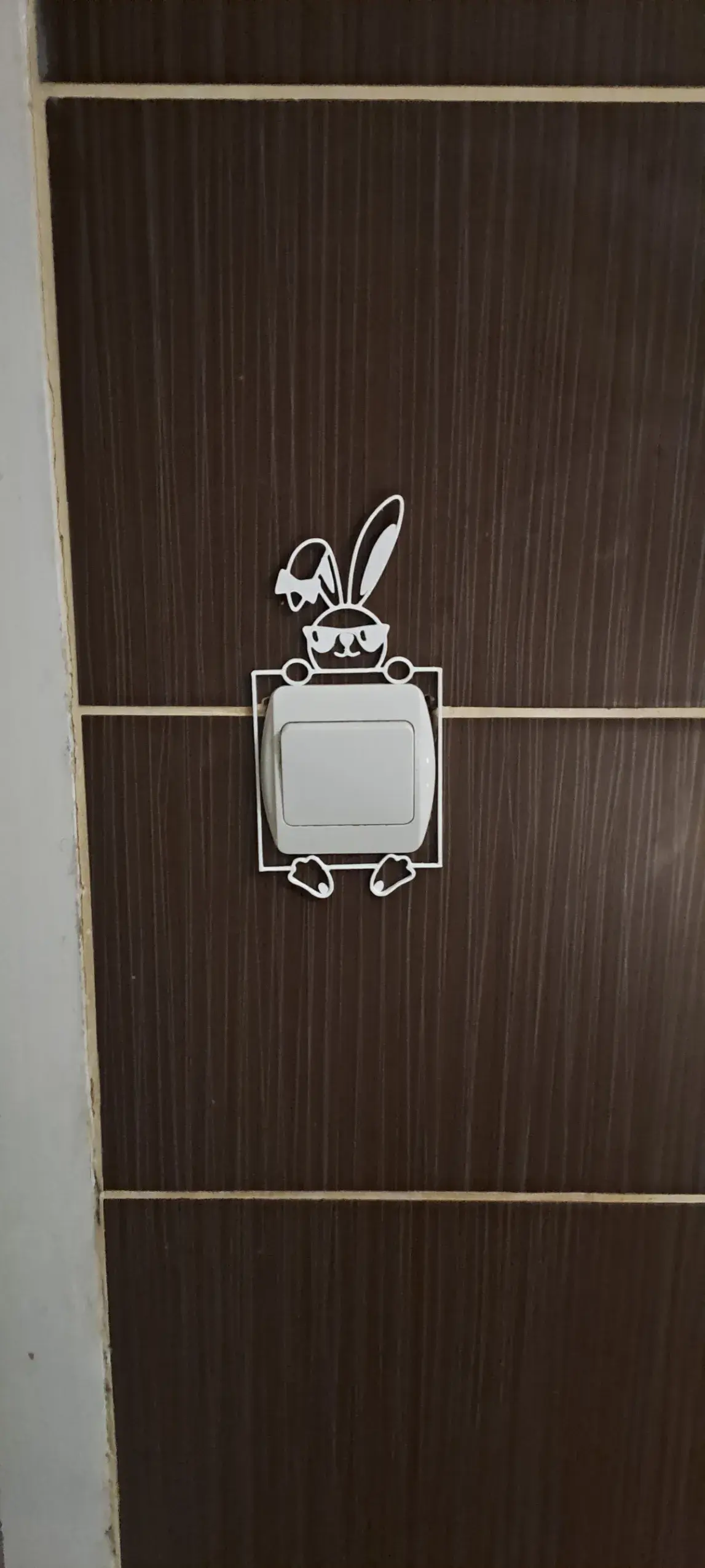 Bunny girly lamp switch decoration