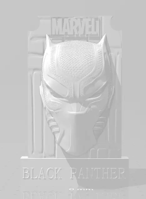 Black Panther refrigerator magnet