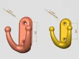 Two type hangers with vertical connection and useful-2