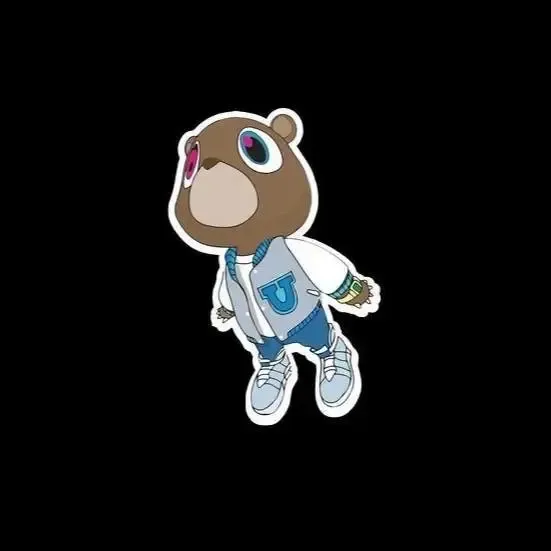 Kanye’s iconic Dropout Bear lightbox