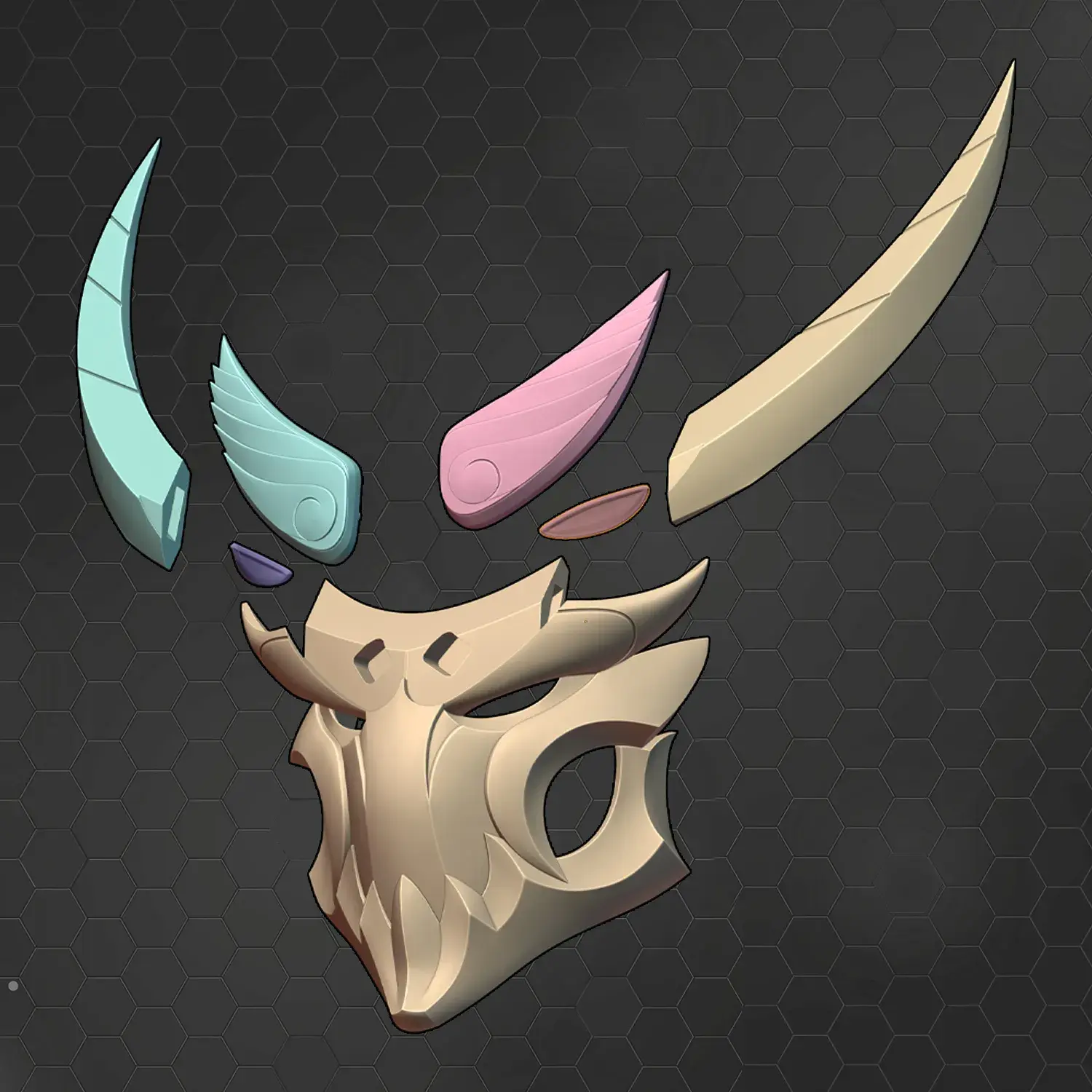 Blood Moon Yasuo Cosplay Mask - League of Legends