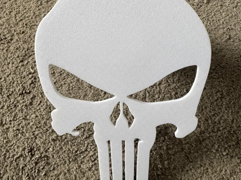 Punisher trailer hitch cover