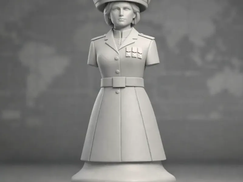 Queen Commander Chess Piece