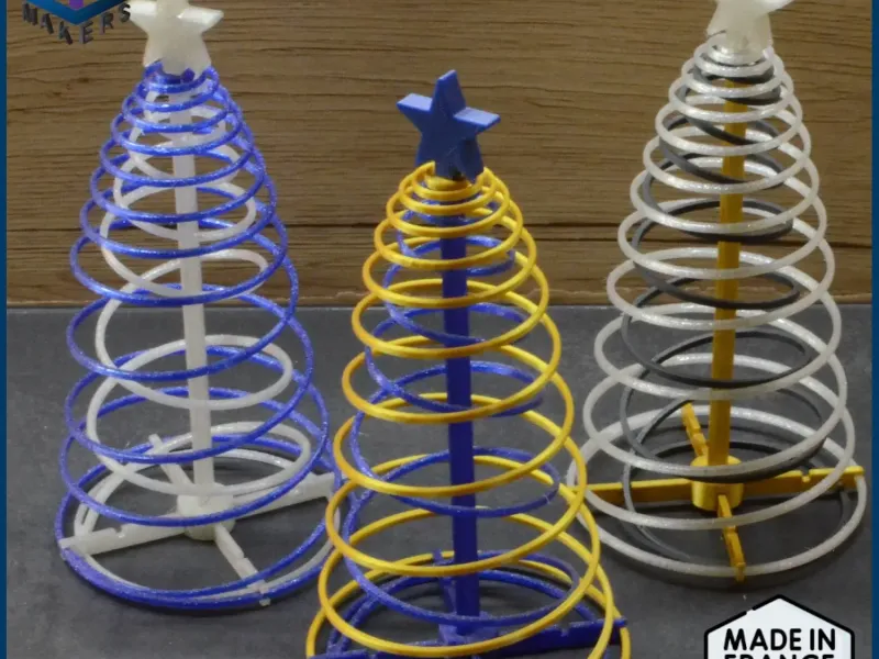 Double Spiral Christmas Tree