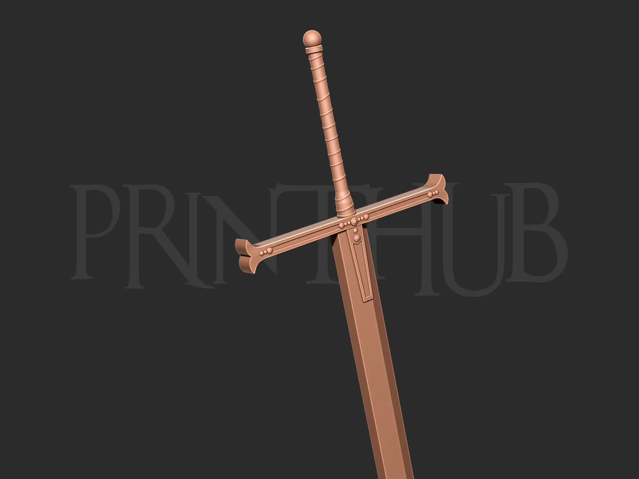 Yoru Dracule Mihawk Espada modelo de impresión 3d