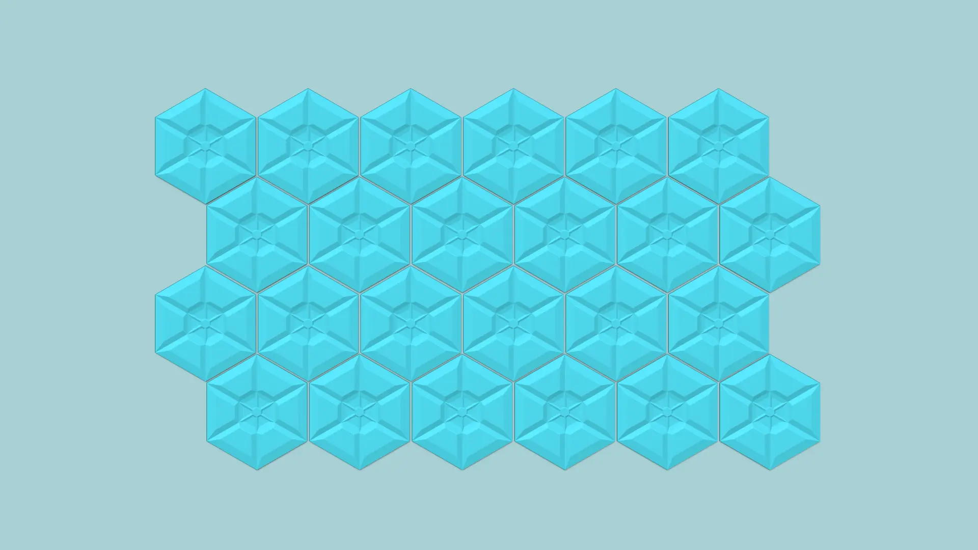 Home Decorations & Ornaments STL Download - Hexagonal Wall Panel A15 ...