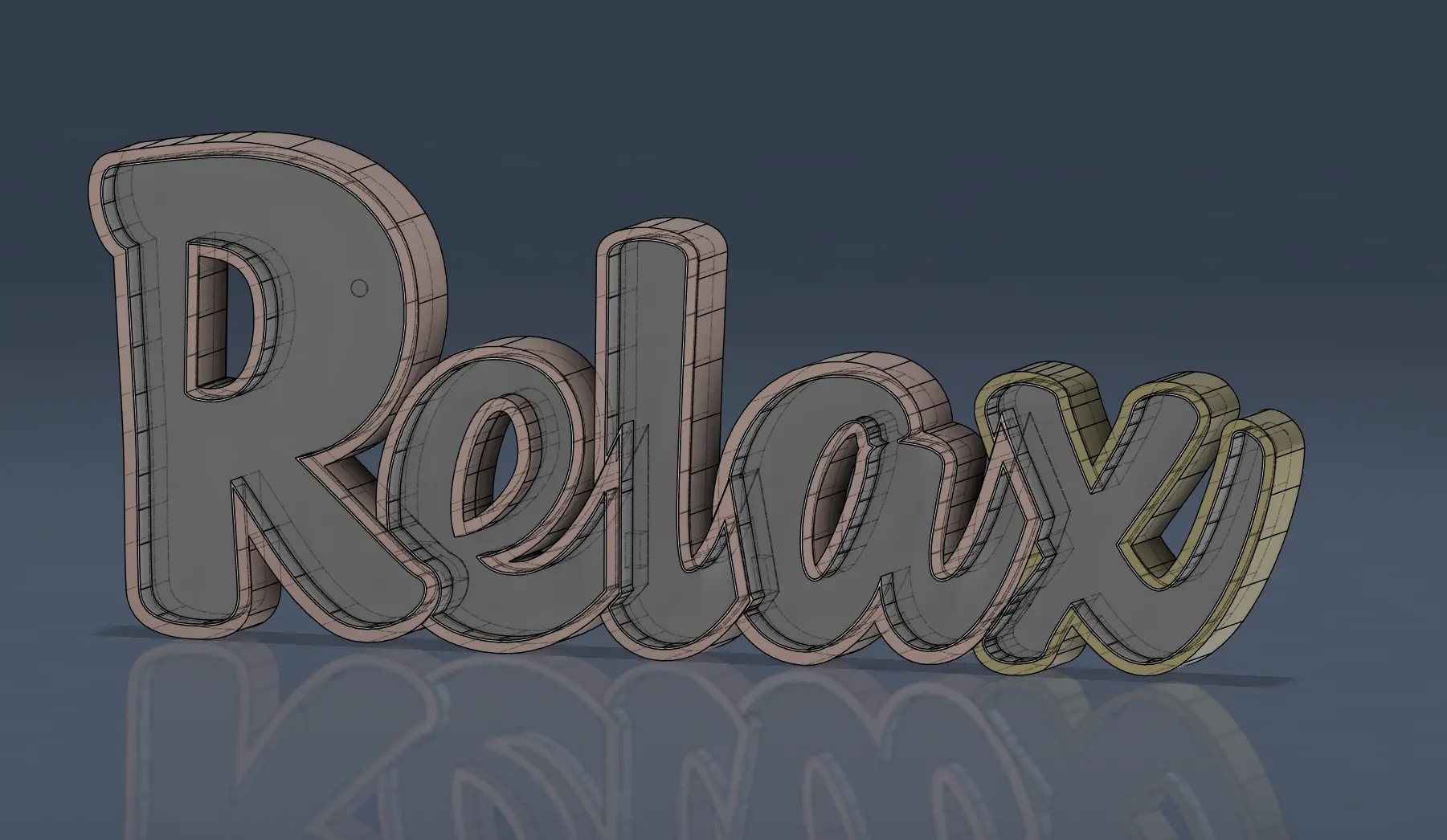 Relax Led Sign