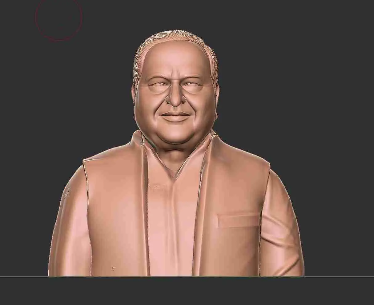 Mulayam Singh Yadav bust | 3D models download | Creality Cloud