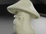 Grumpy Mushroom figurine-3