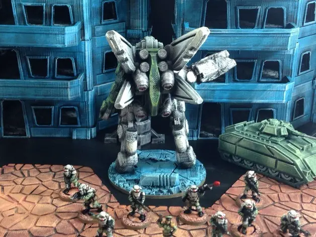 Hyperion Heavy Assault Mech (15mm scale)