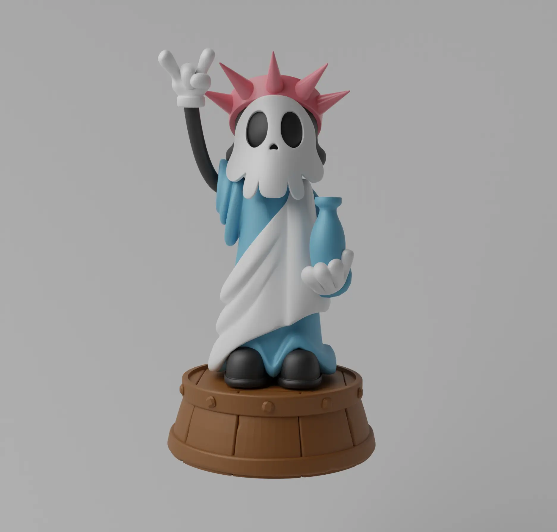 The King of Sauna Libertydead Art Toy Fan Art