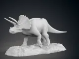 TRICERATOPS STATUE-3