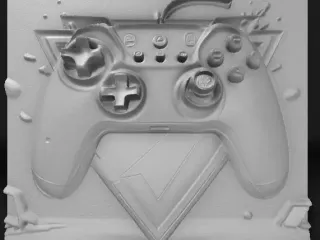 high-energy gaming logo concept