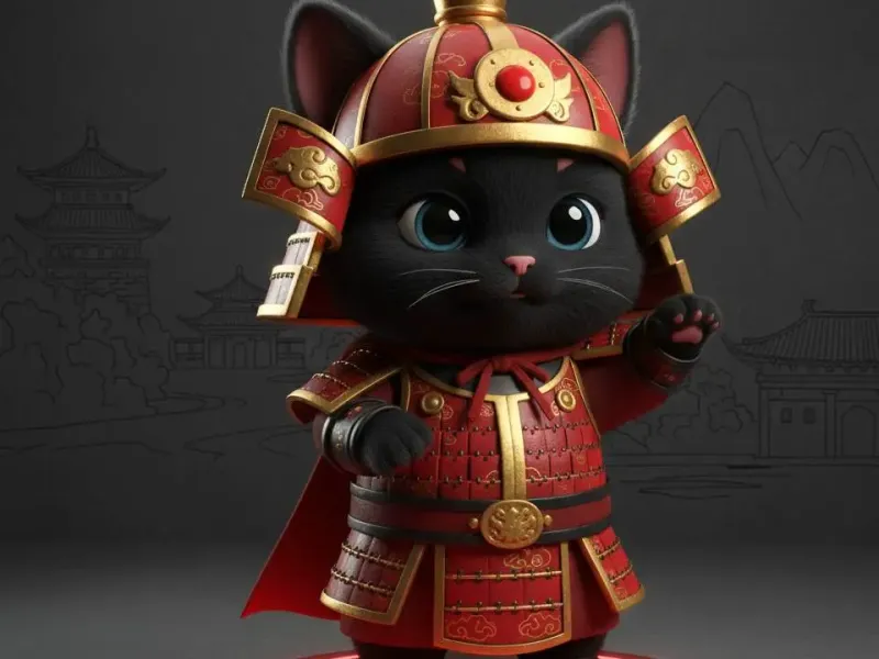 Cat custom Chinesse emperor cute fortune