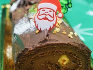 TOPPER PAPA NOEL 2 COLORES PARA TARTAS