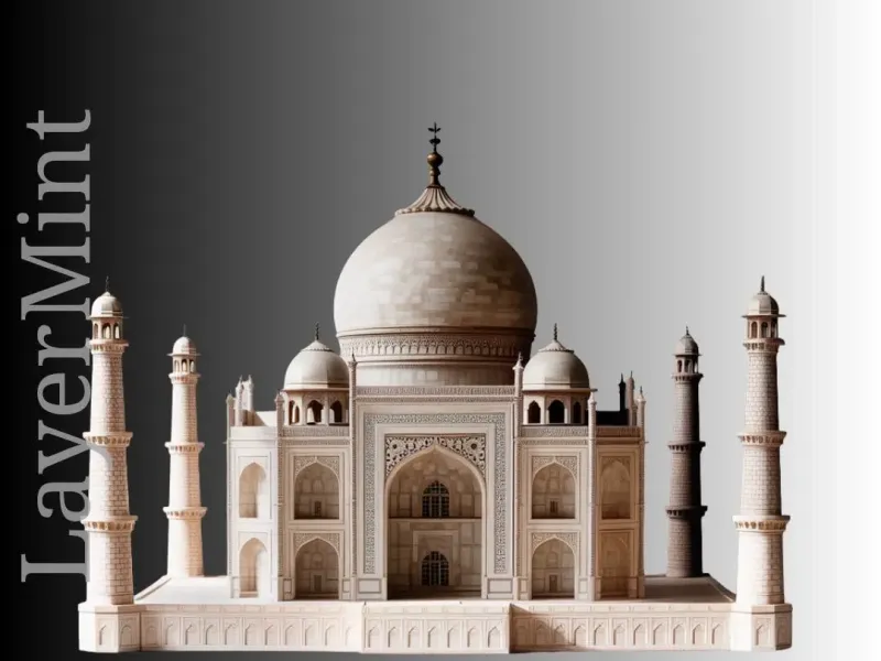 Taj Mahal Architectural Model – 3D Printable STL File