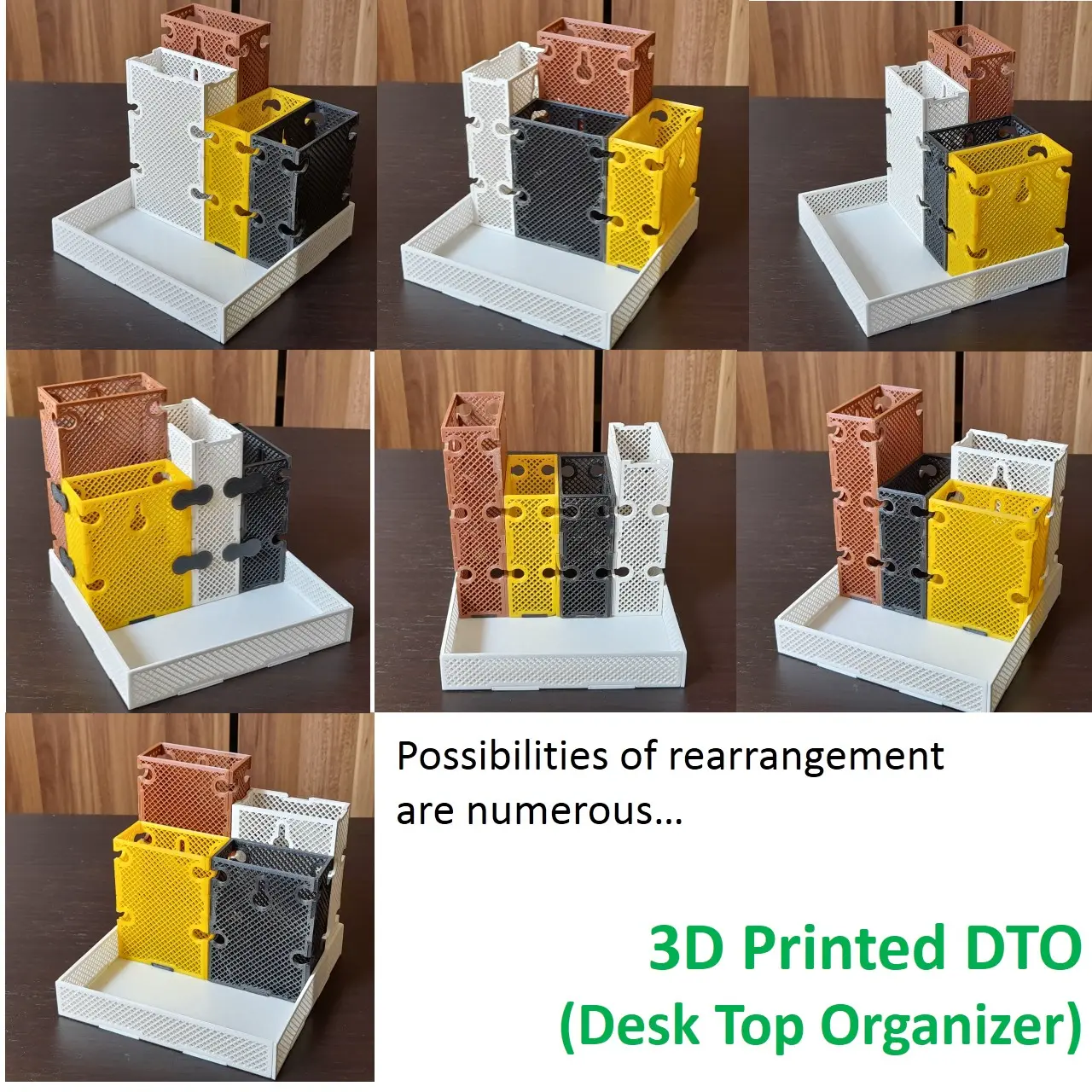 dTO (Desk Top Organizer) stampato in 3D