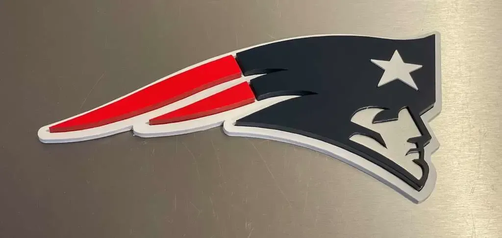 New England Patriots Snap fit Logo