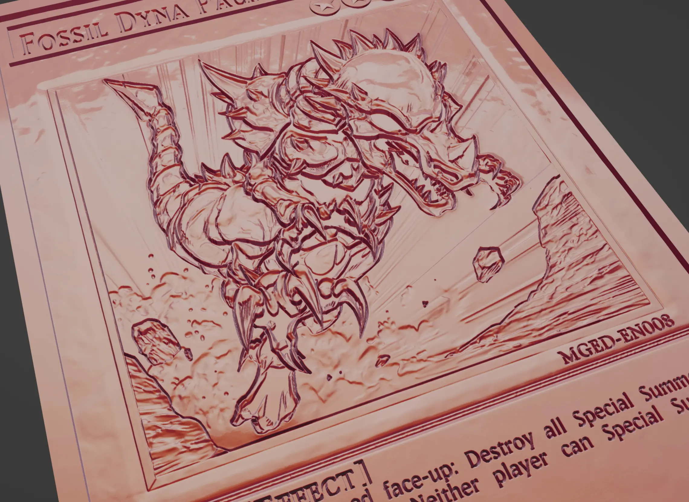 FÓSIL DYNA PACHYCEPHALO - YUGIOH