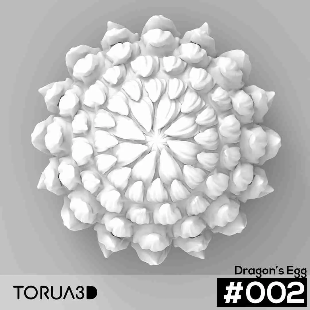 Digital file 3 Dragon Eggs Set 1 - Stl files for 3D printing