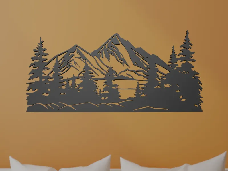 Mountain Landscape Wall Art