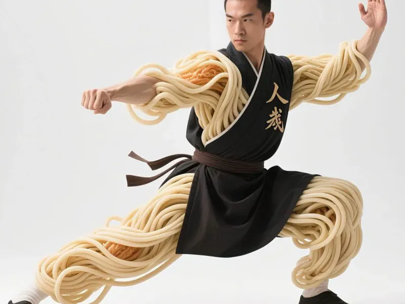Figura de Kung Fu de Fideos