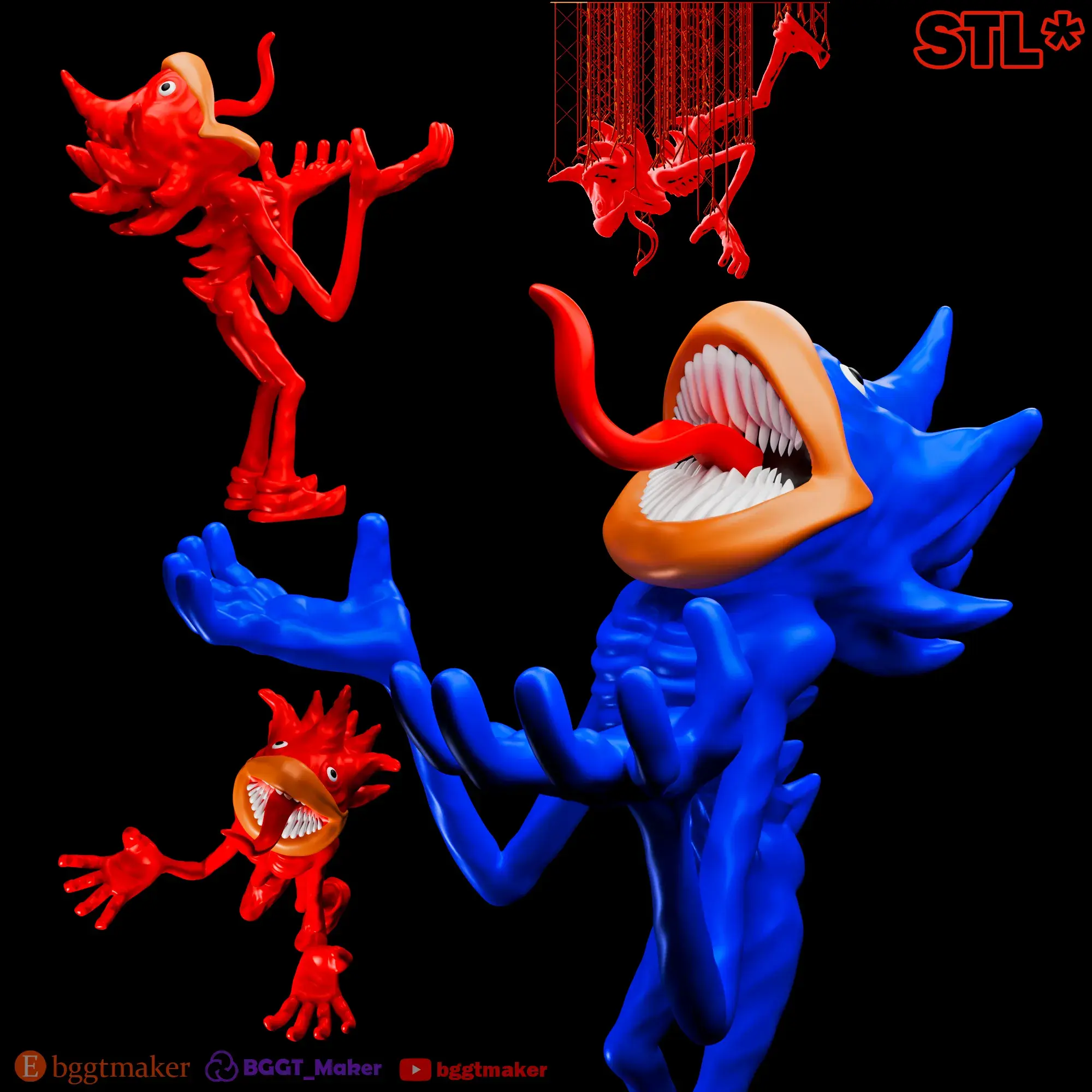 Sonic Tapes Monster, Shin, Shinic, The Sonic Tapes, Toy Art