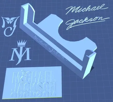 Michael Jackson Logo Audio CD holder