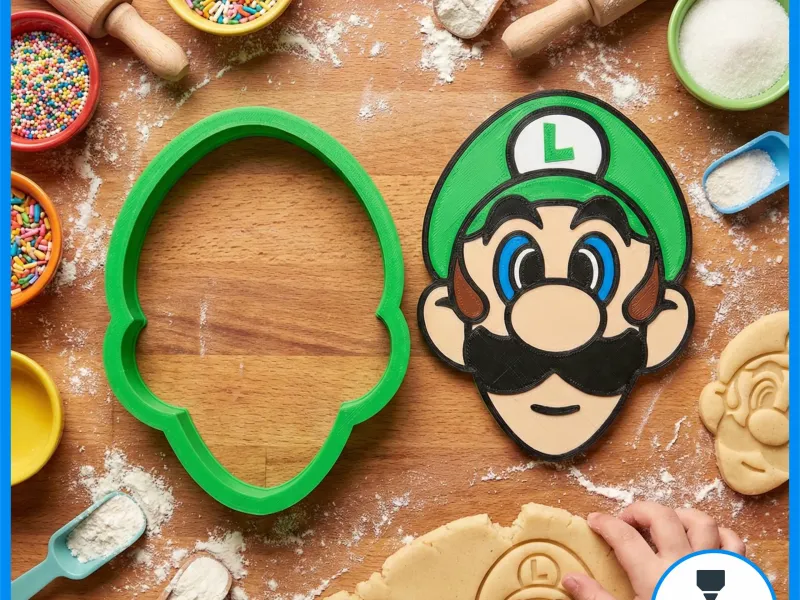 CORTADOR DE GALLETAS LUIGGI SUPER MARIO BROS