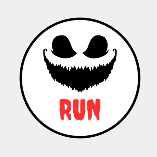 RUN Scary Halloween Decoration