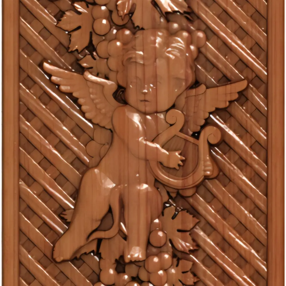 Decoractive door with Angel Cupid