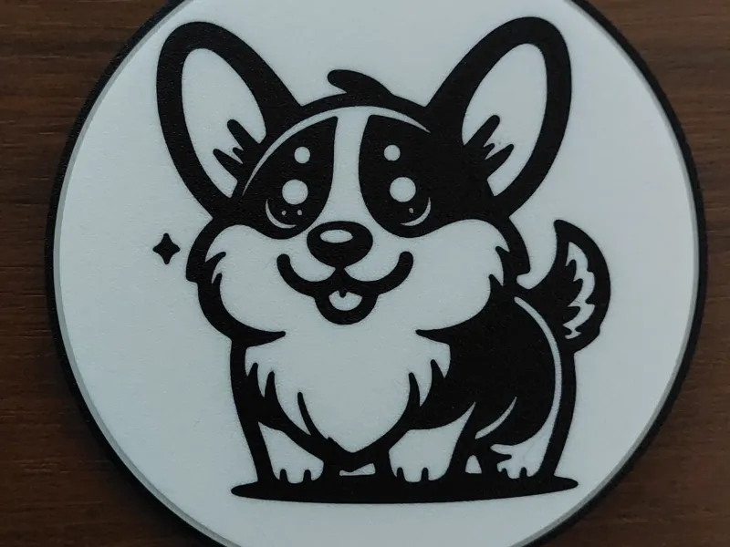 Corgi coaster