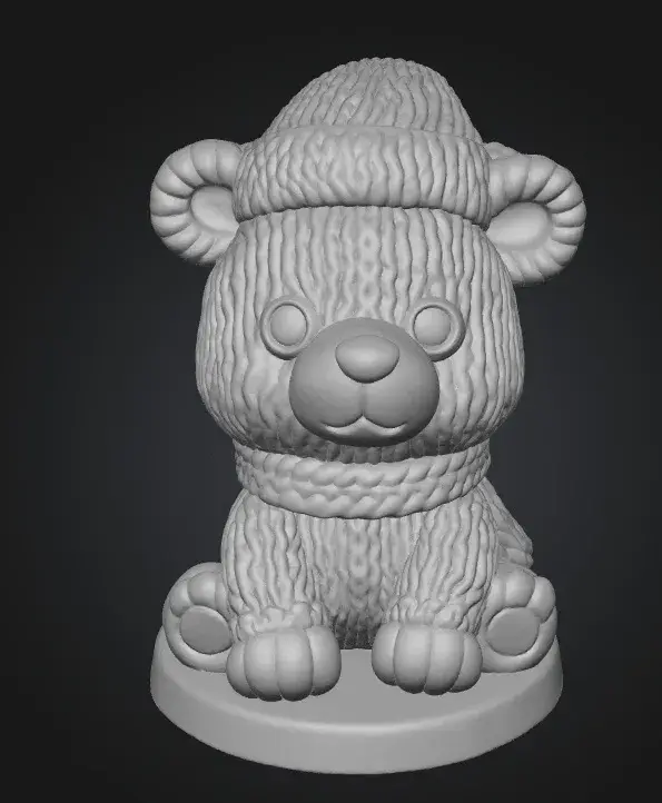 Christmas Knitted series : little Polar bear