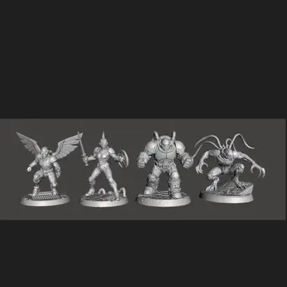 Hunter Armored team RPG Tabletop Necromunda Bundle