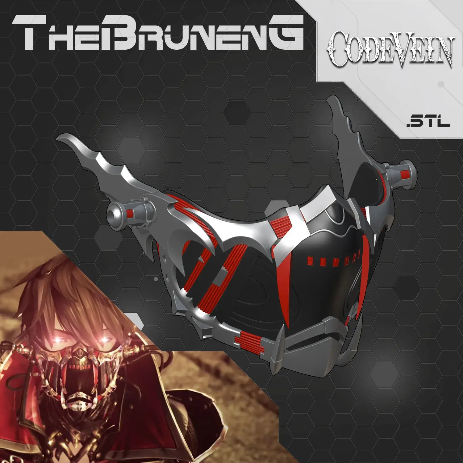 Code Vein cosplay mask