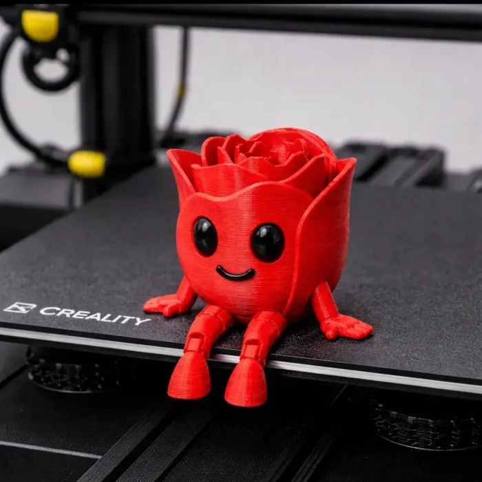 Flexy Rose - Art - PLA - 3D printed product - фото 5