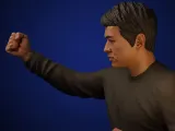 Jet Li 3d bust-2