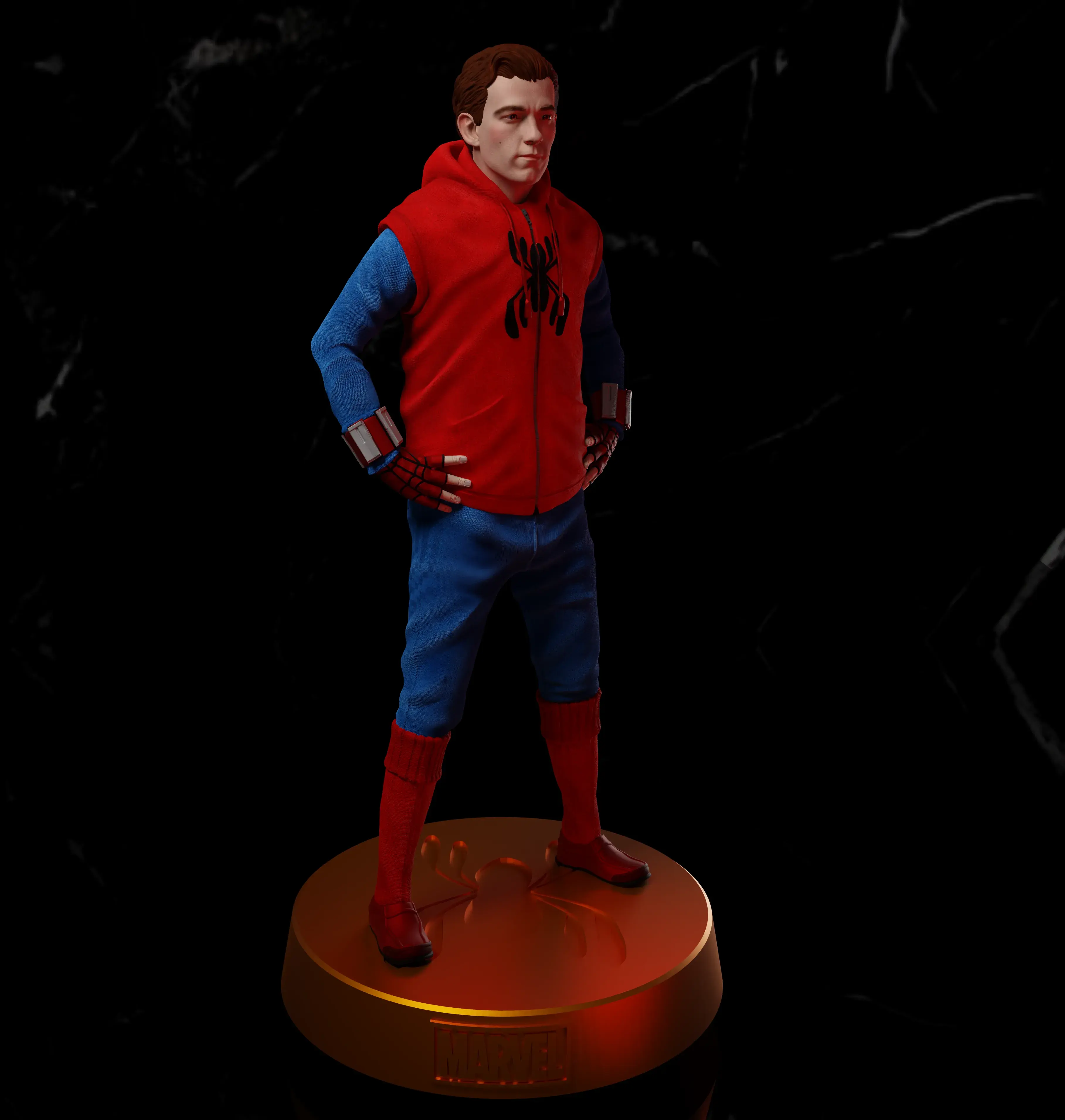 Spiderman Homemade Suit - fan art