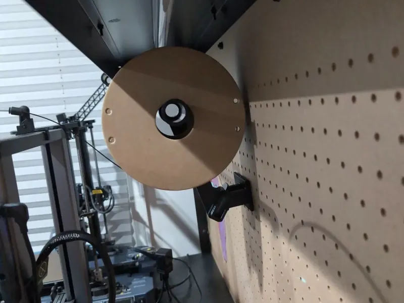 Creality Hi spool holder relocator Pegboard Remix